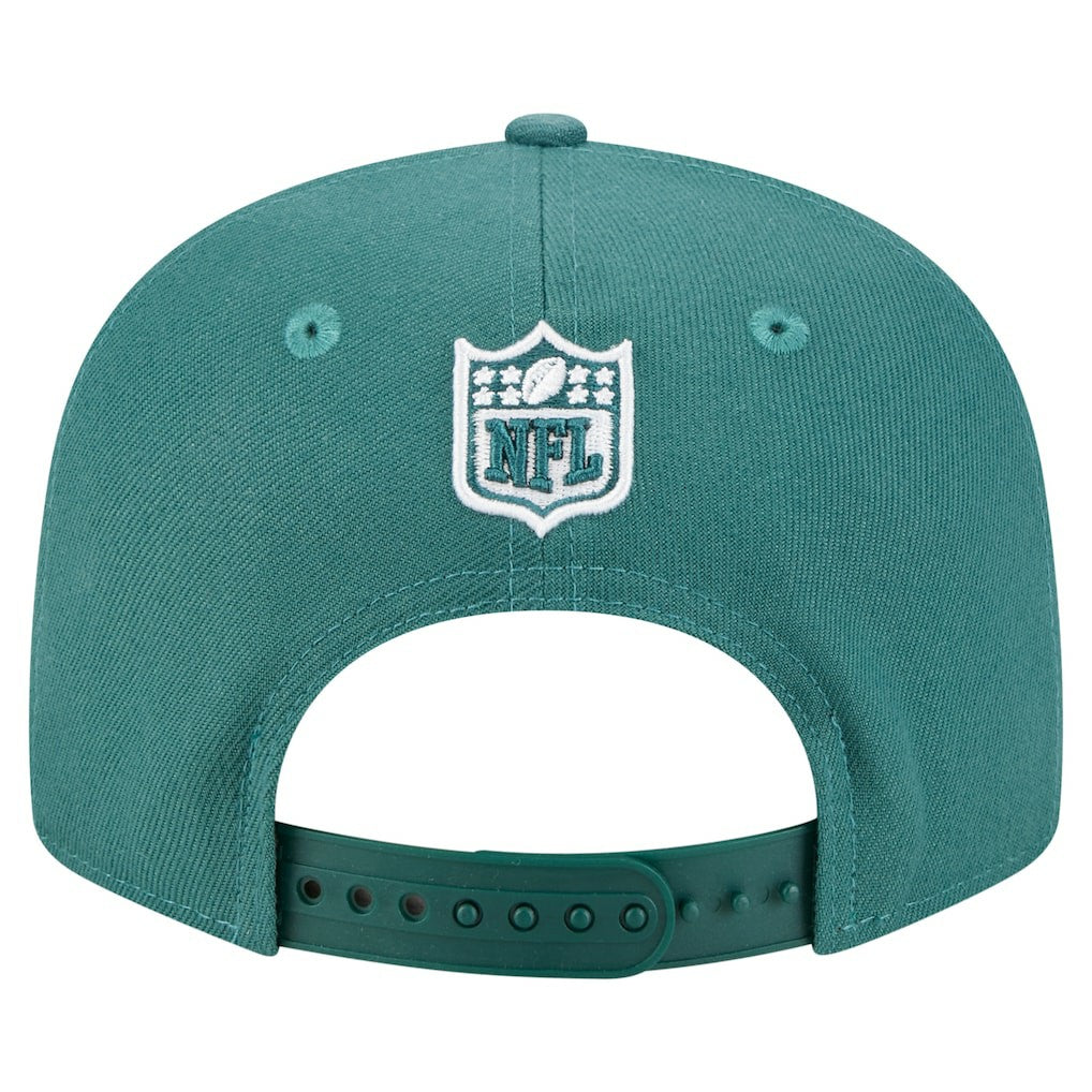 Philadelphia Eagles New Era Super Bowl LIX Champions 9FIFTY Snapback Hat Midnight Green