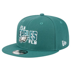 Philadelphia Eagles New Era Super Bowl LIX Champions Side Patch 9FIFTY Snapback Hat Midnight Green