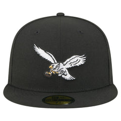 Philadelphia Eagles New Era Super Bowl LIX Champions Historic Side Patch 59FIFTY Fitted Hat Black