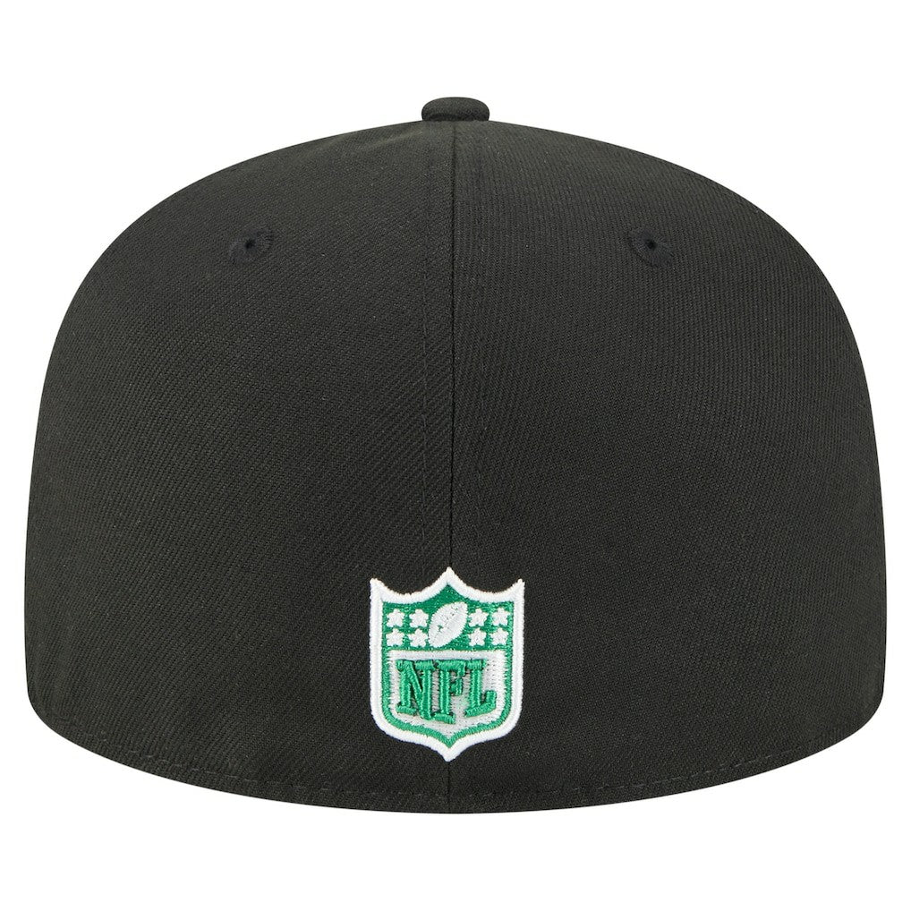 Philadelphia Eagles New Era Super Bowl LIX Champions Historic Side Patch 59FIFTY Fitted Hat Black