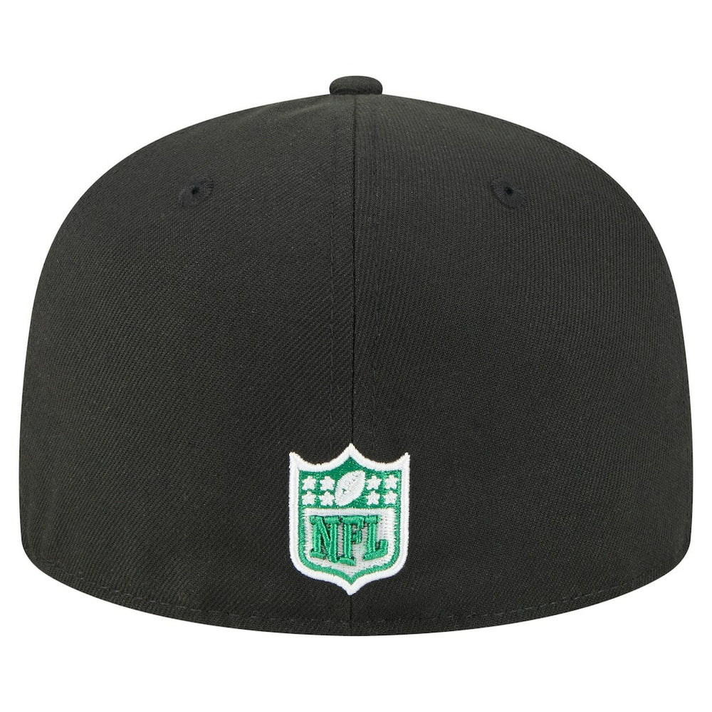 Philadelphia Eagles New Era Super Bowl LIX Champions Historic Side Patch 59FIFTY Fitted Hat Black