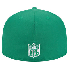 Philadelphia Eagles New Era Super Bowl LIX Champions Historic Side Patch 59FIFTY Fitted Hat Kelly Green