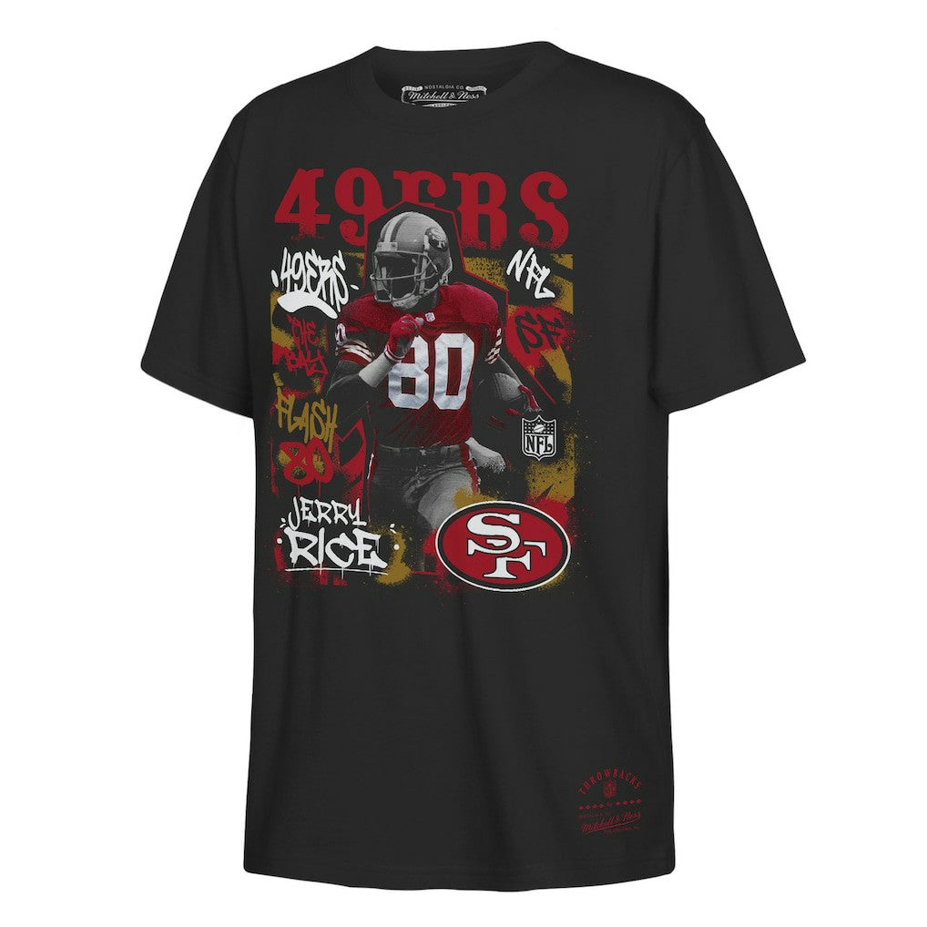 Jerry Rice San Francisco 49ers Youth Star Player T-Shirt Black