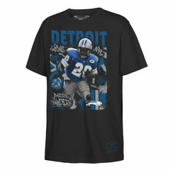 Barry Sanders Detroit Lions Youth Star Player T-Shirt Black