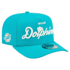 Miami Dolphins New Era Local Play A-Frame 9FIFTY Snapback Hat Aqua