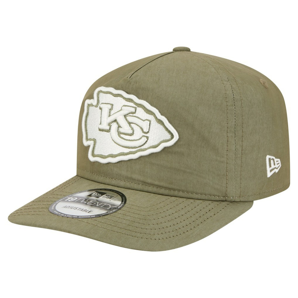 Kansas City Chiefs New Era Nylon 19TWENTY Adjustable Hat Olive
