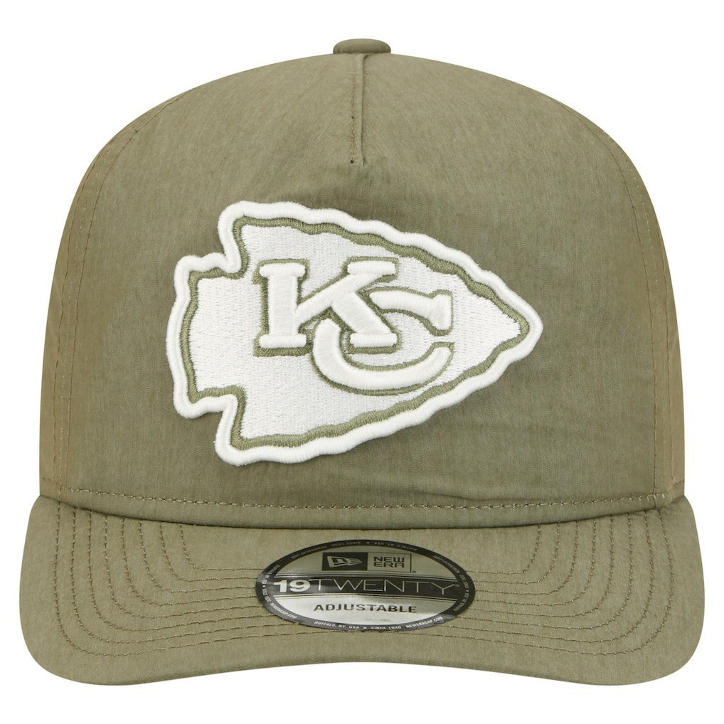 Kansas City Chiefs New Era Nylon 19TWENTY Adjustable Hat Olive