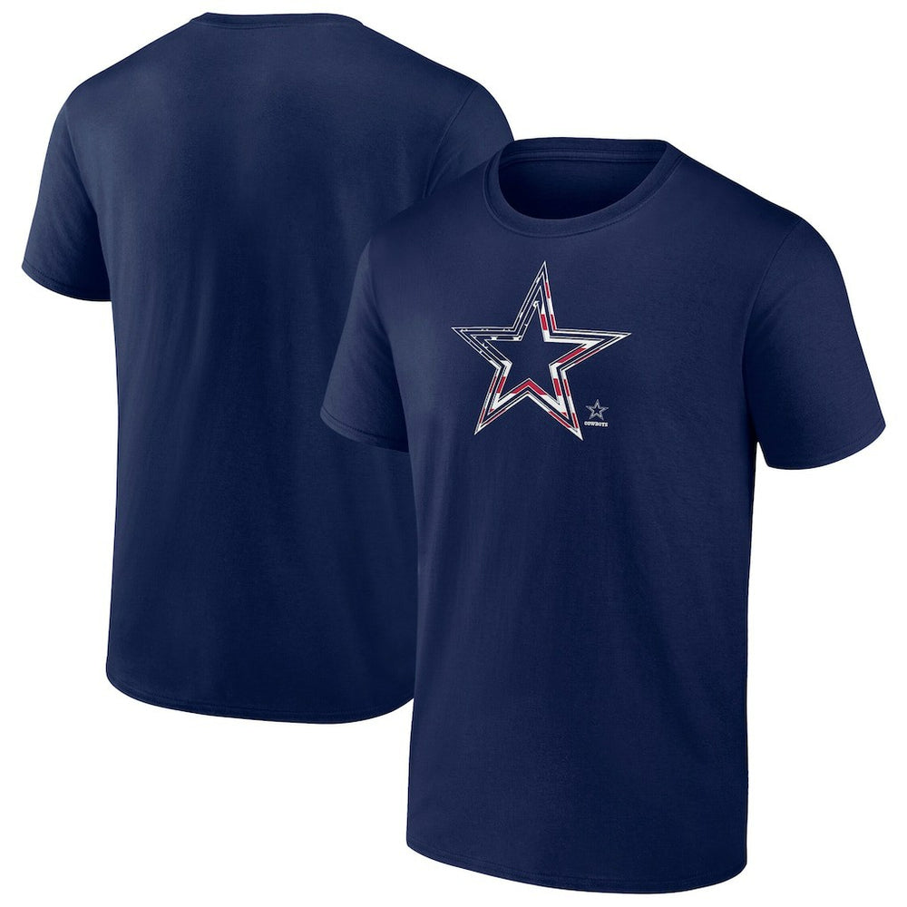 Dallas Cowboys Big & Tall Americana T-Shirt Navy