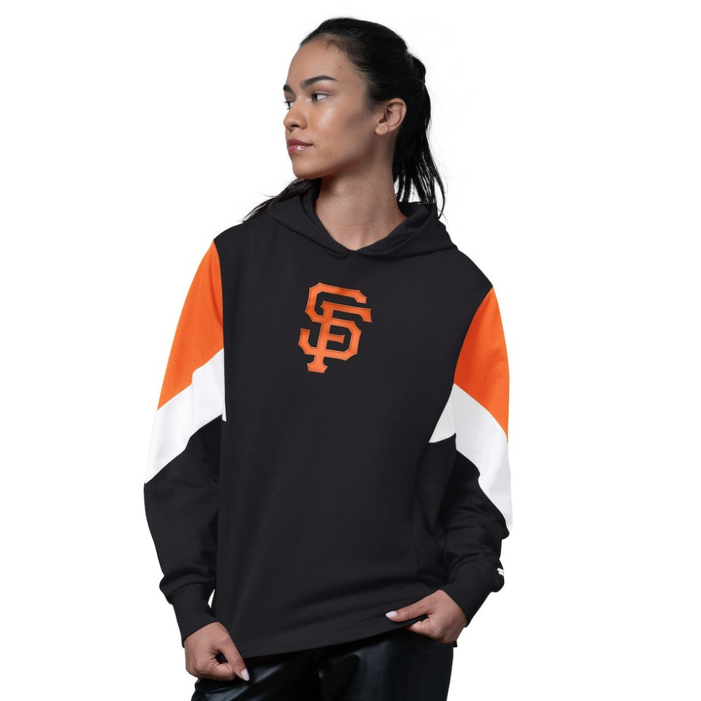 San Francisco Giants Starter Women's Scrimmage Pullover Hoodie - Black Hoodies