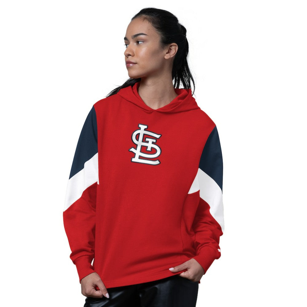 St. Louis Cardinals Starter Women's Scrimmage Pullover Hoodie - Red Hoodies