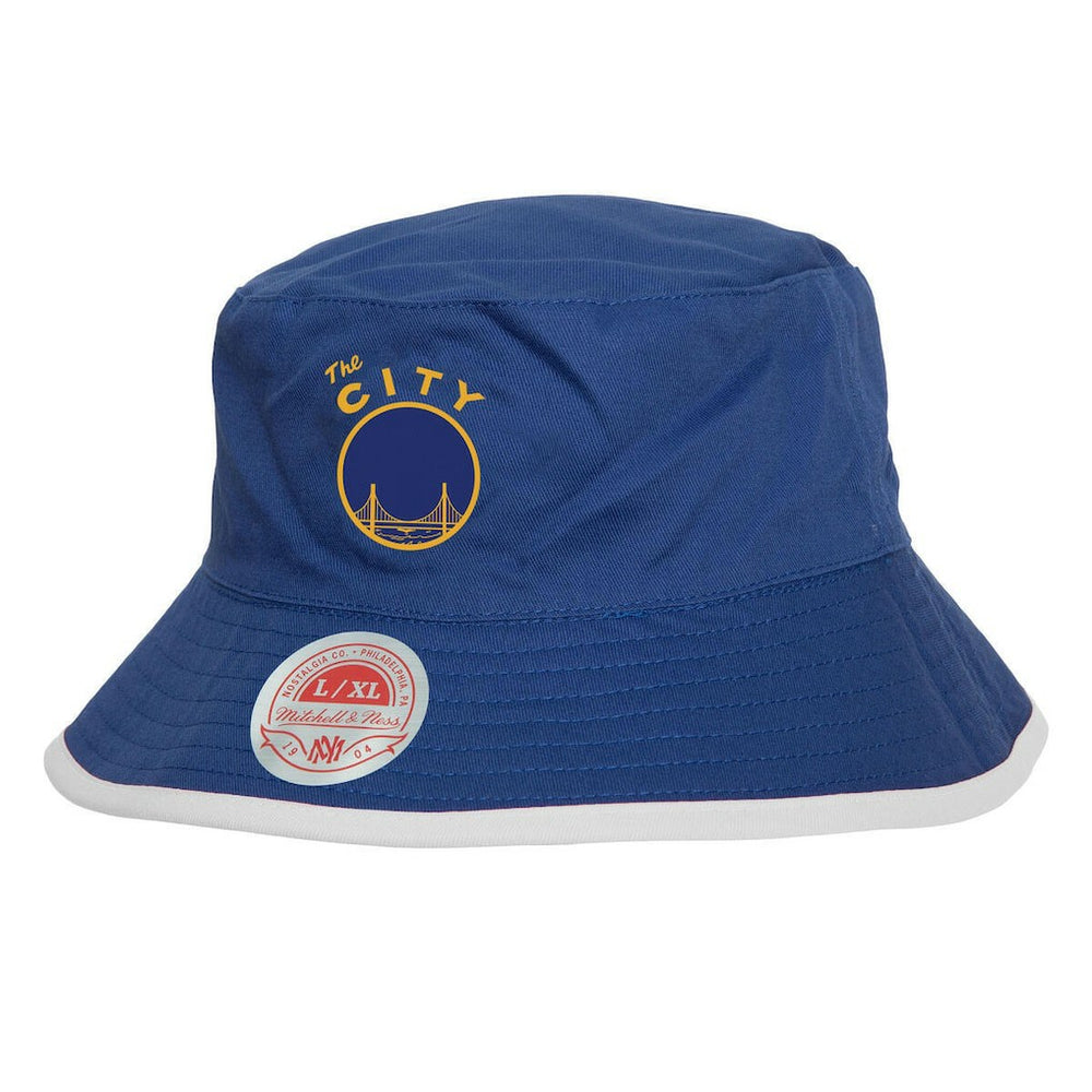 Golden State Warriors Flip It Reversible Bucket Hat Black/Blue