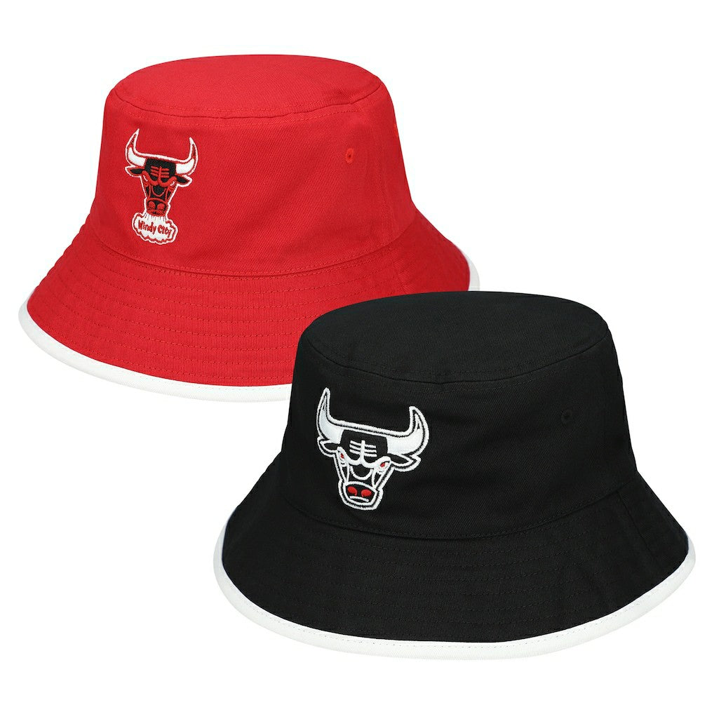 Chicago Bulls Flip It Reversible Bucket Hat Black/Red