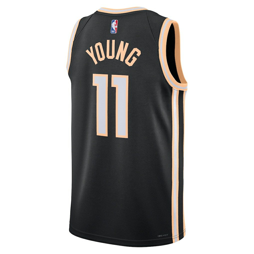Trae Young Atlanta Hawks Unisex 2025/26 Swingman Jersey Black City Edition
