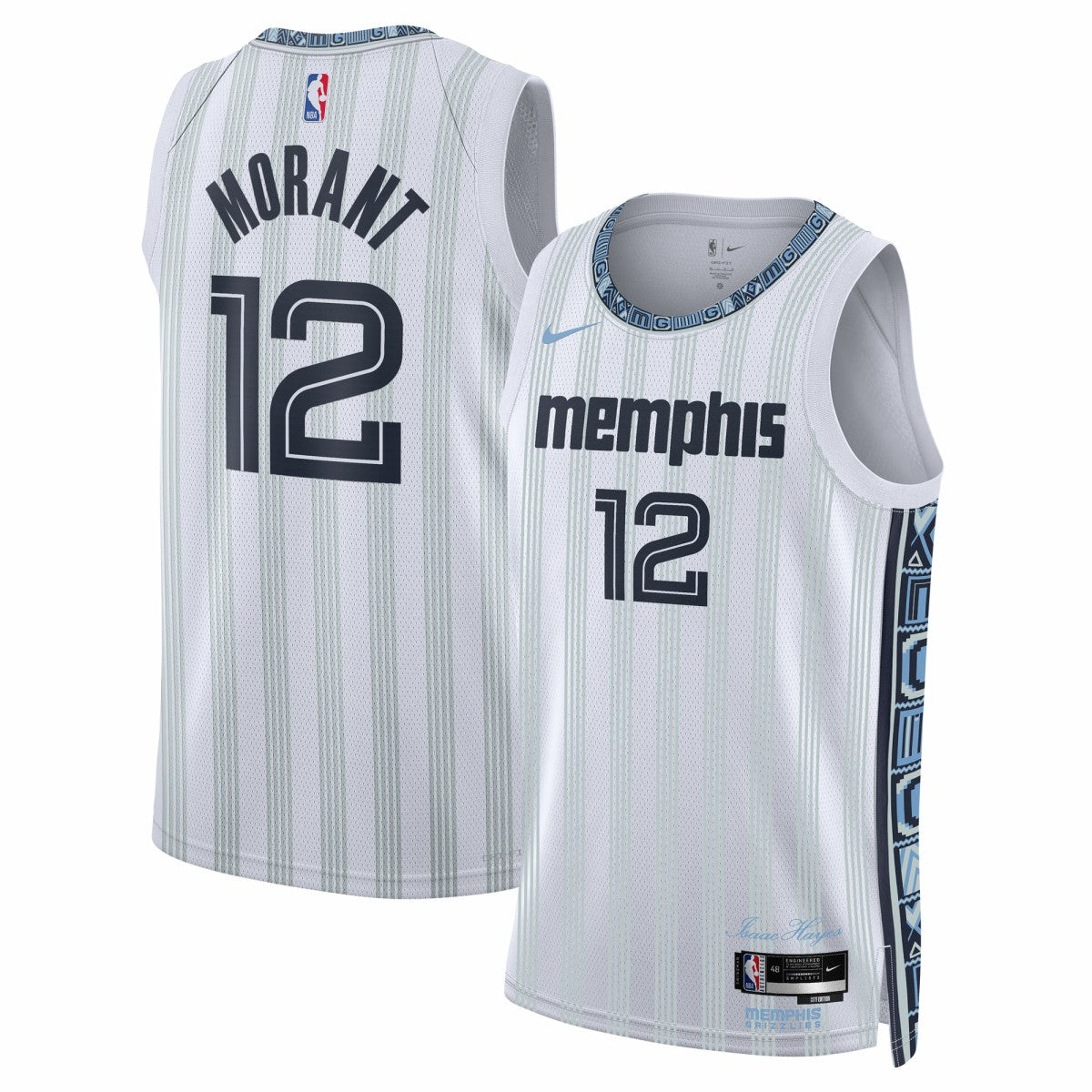 Ja Morant Memphis Grizzlies Unisex 2025/26 Swingman Jersey White City Edition