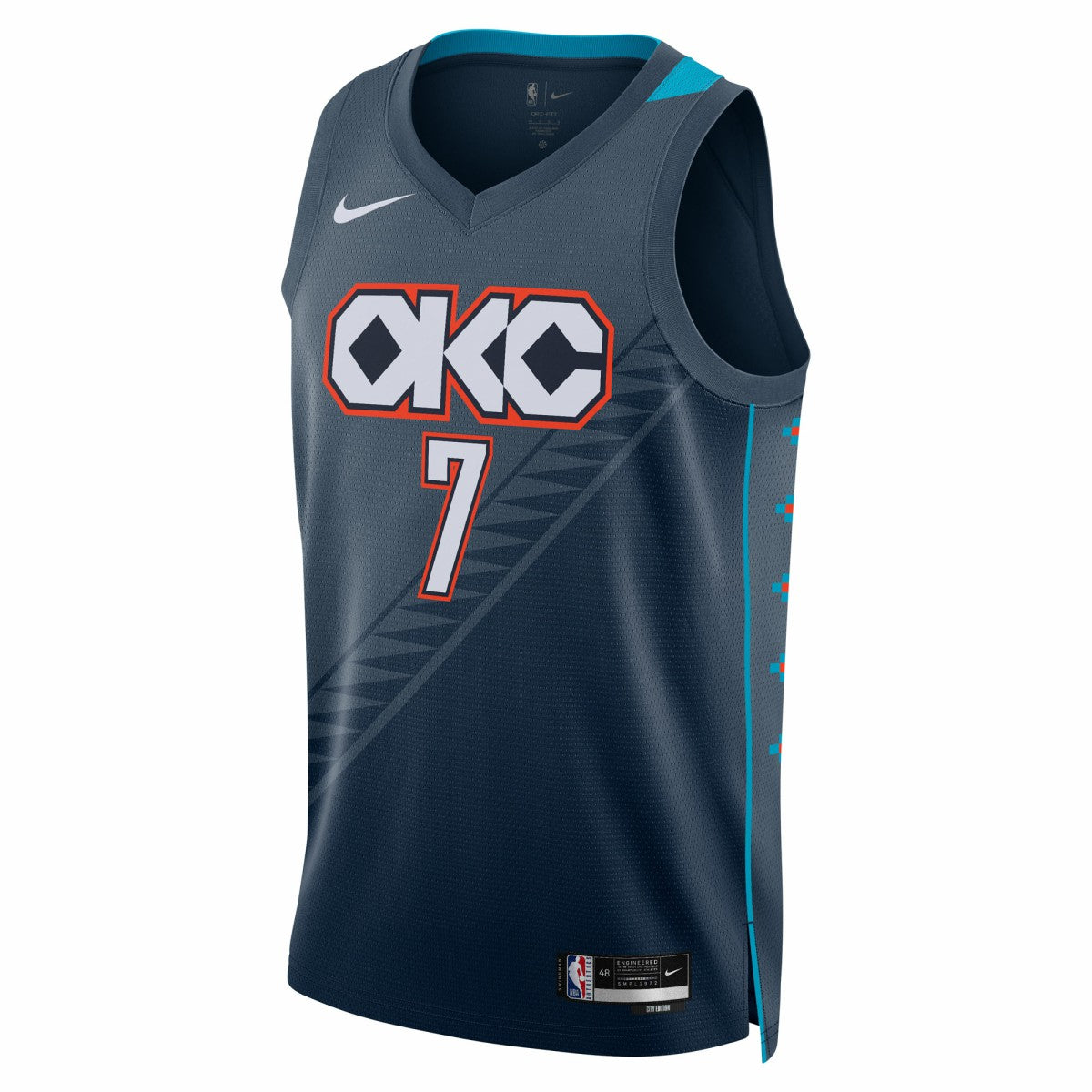 Chet Holmgren Oklahoma City Thunder Unisex 2025/26 Swingman Jersey Navy City Edition