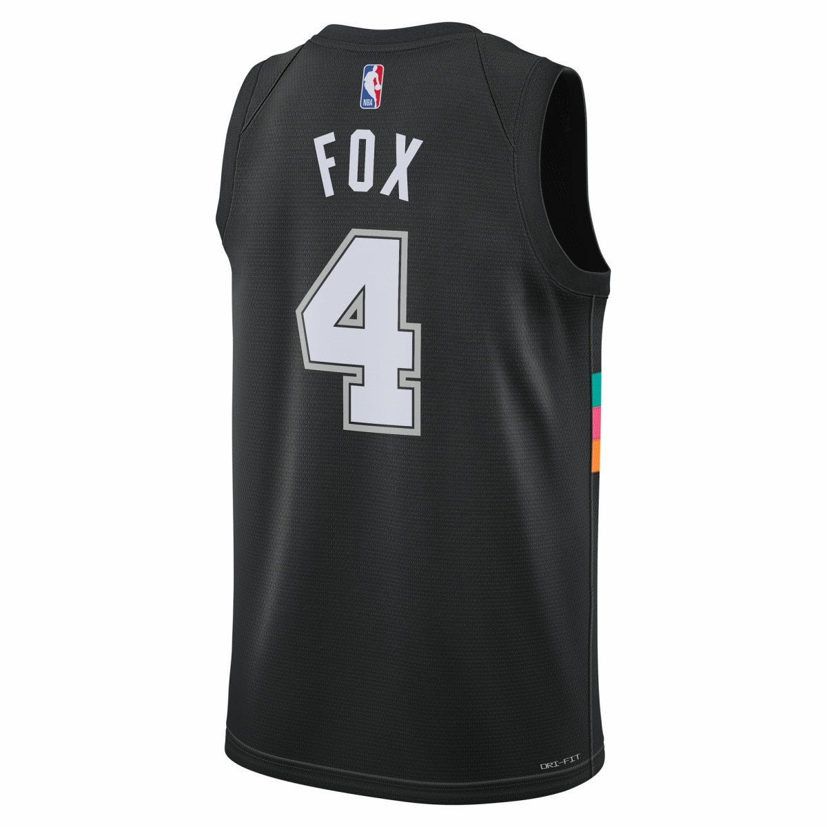De'Aaron Fox San Antonio Spurs Unisex 2025/26 Swingman Jersey Black City Edition