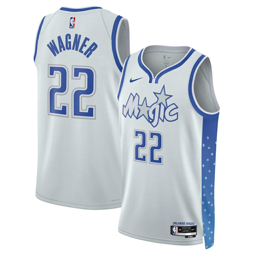 Franz Wagner Orlando Magic Unisex 2025/26 Swingman Jersey Silver City Edition