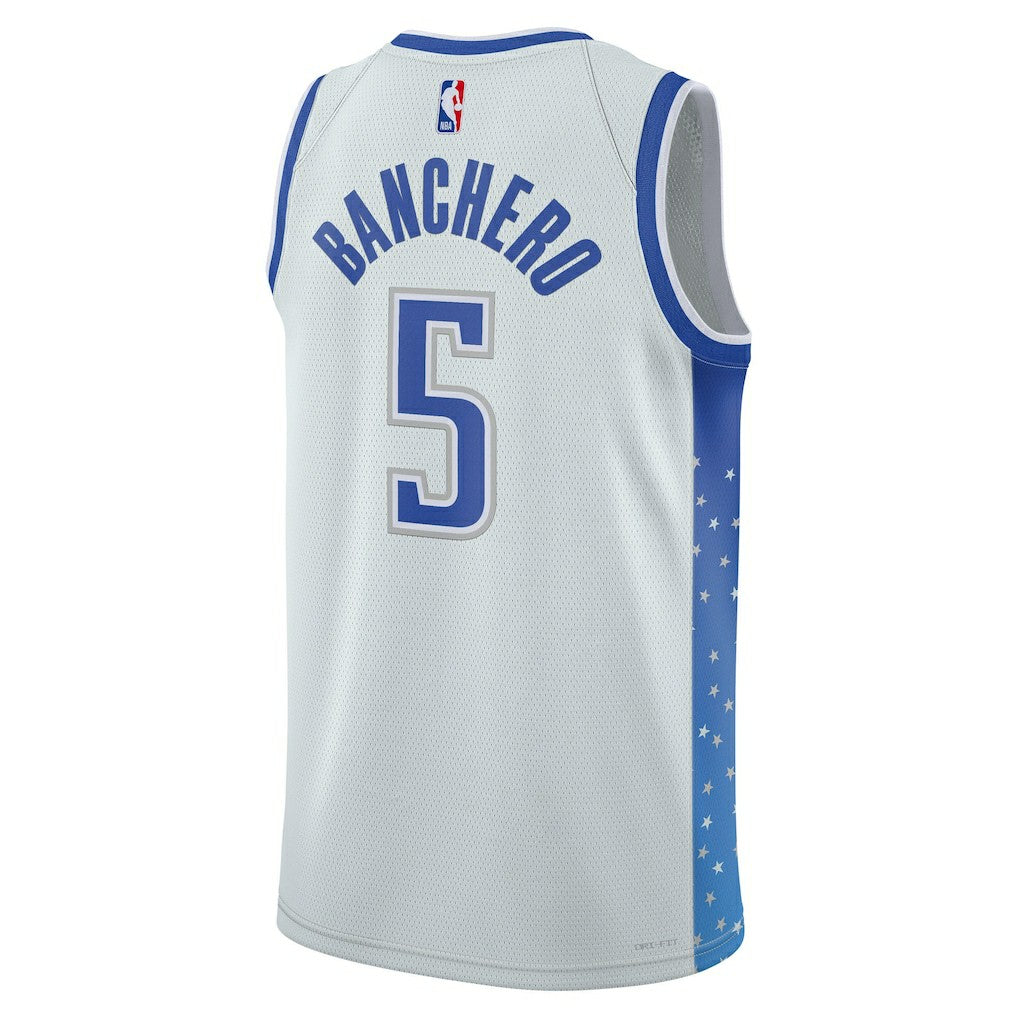 Paolo Banchero Orlando Magic Unisex 2025/26 Swingman Jersey Silver City Edition