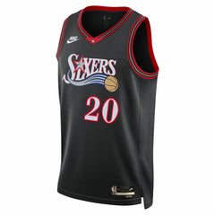 Jared McCain Philadelphia 76ers Unisex Swingman Jersey Classic Edition Black