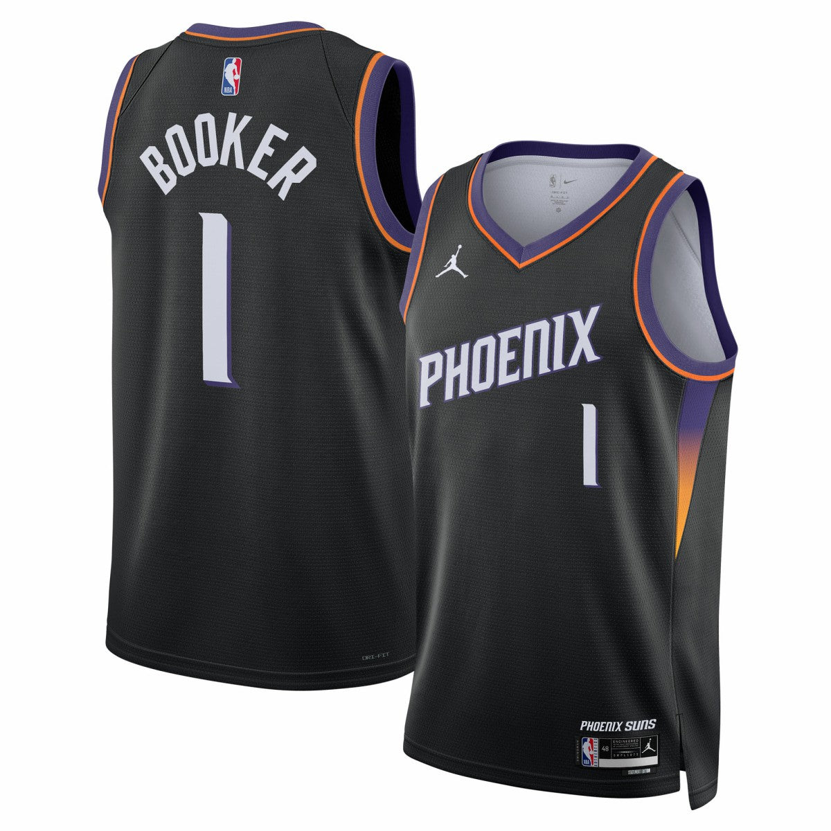 Devin Booker Phoenix Suns Jordan Brand Unisex Swingman Jersey Statement Edition Black