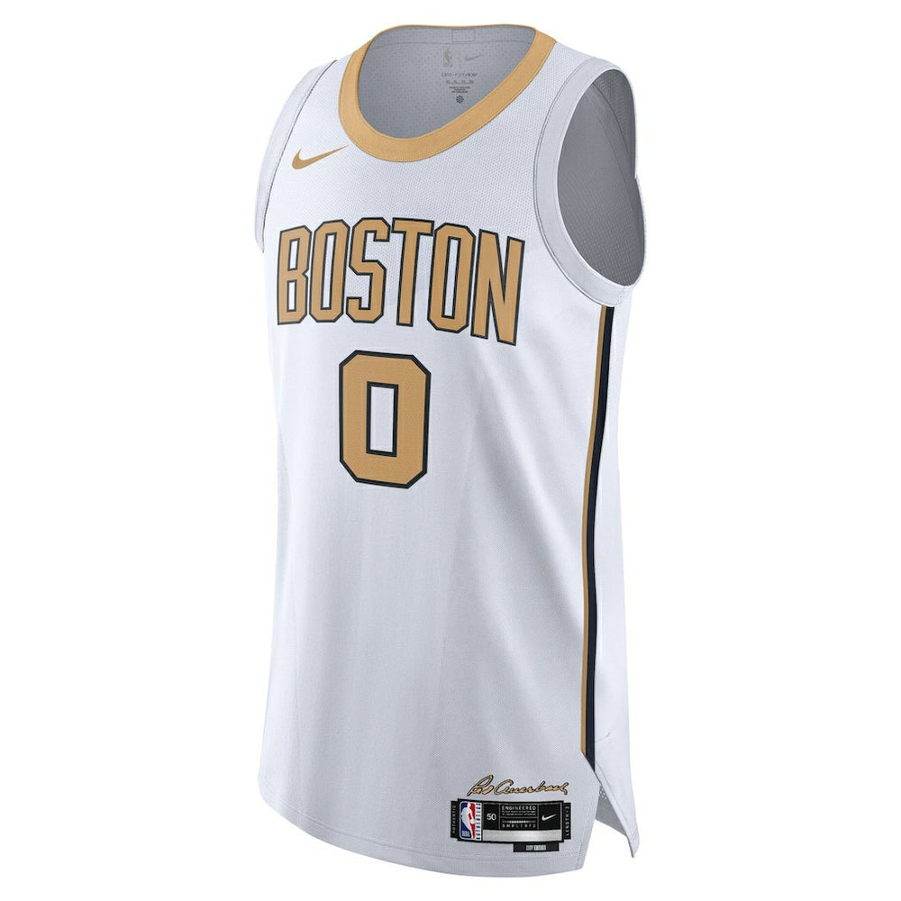 Jayson Tatum Boston Celtics Unisex 2025/26 Authentic Jersey City Edition White