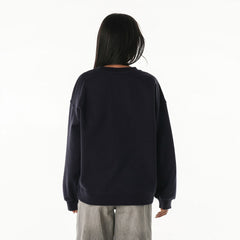 Dallas Cowboys The Wild Collective Women's Rock Crystal Oversized Crewneck Sweatshirt Navy