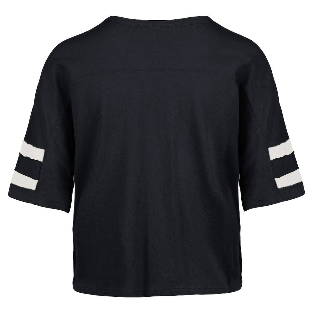 Dallas Cowboys '47 Women's Premier Scout Cropped V-Neck T-Shirt Navy