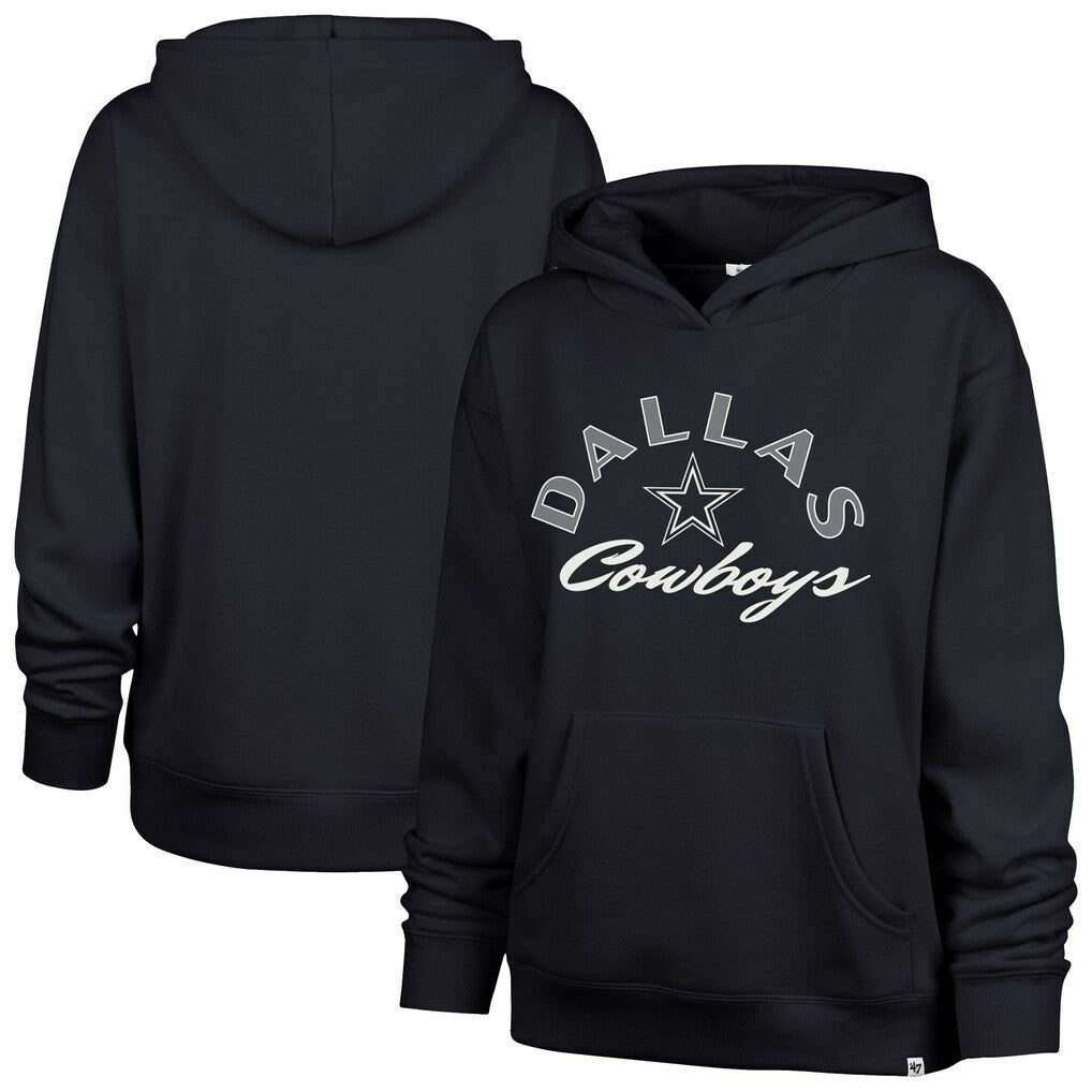 Dallas Cowboys '47 Women's Whirlwind Naomi Pullover Hoodie Navy