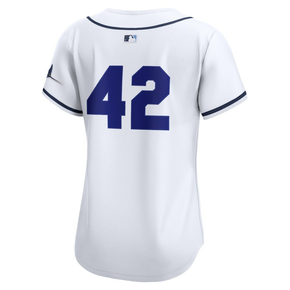 Tampa Bay Rays Nike Home 2025 Jackie Robinson Day Limited Jersey – White Jerseys