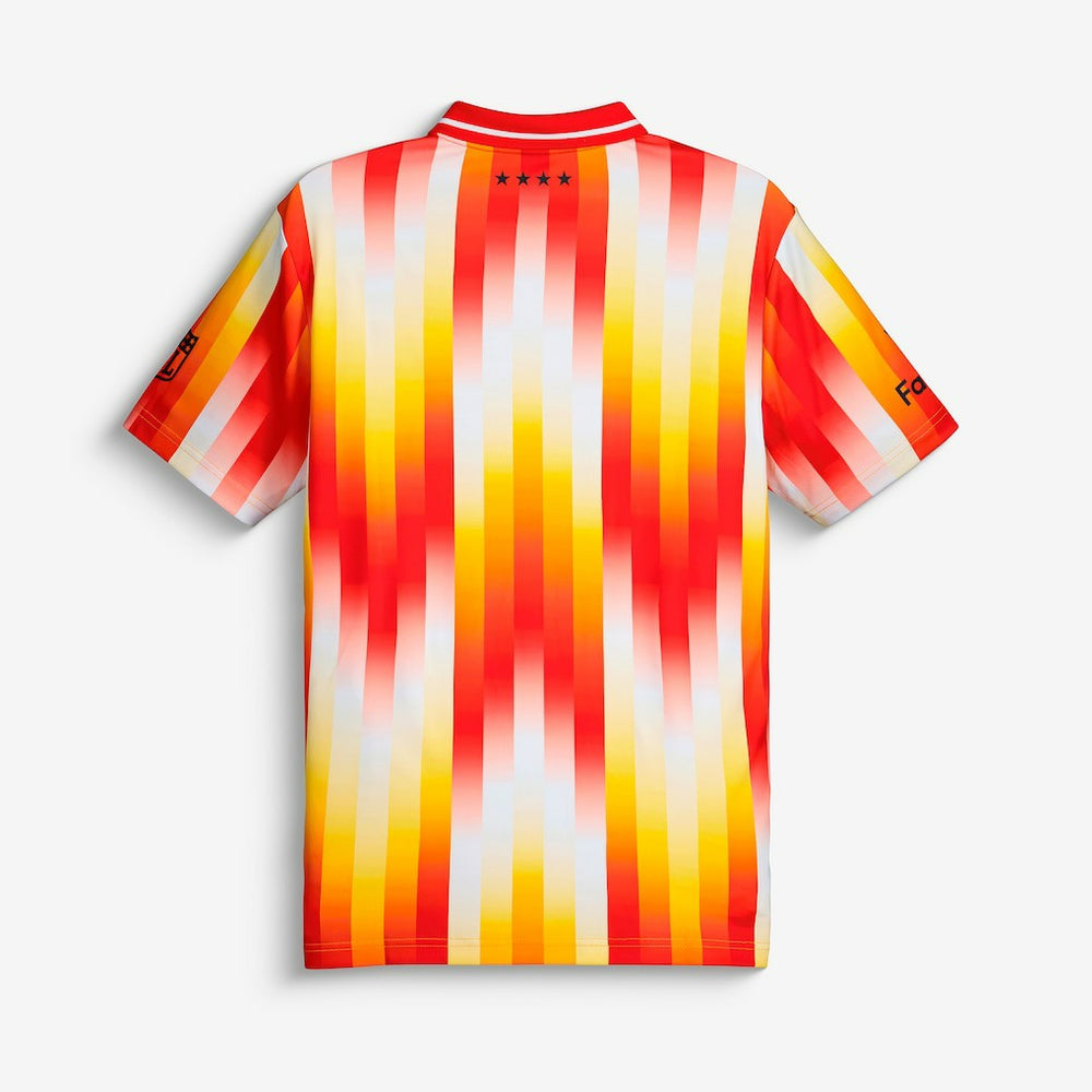 Kansas City Chiefs NFL Football x Football Collared Fan Top Red