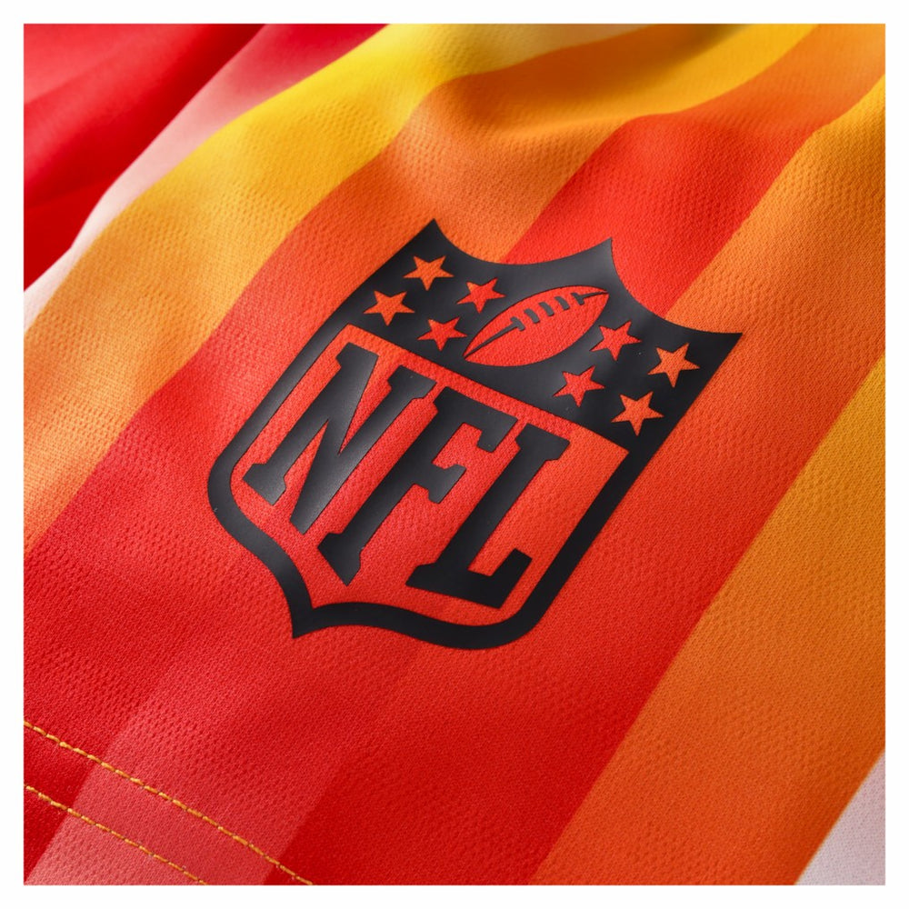 Kansas City Chiefs NFL Football x Football Collared Fan Top Red