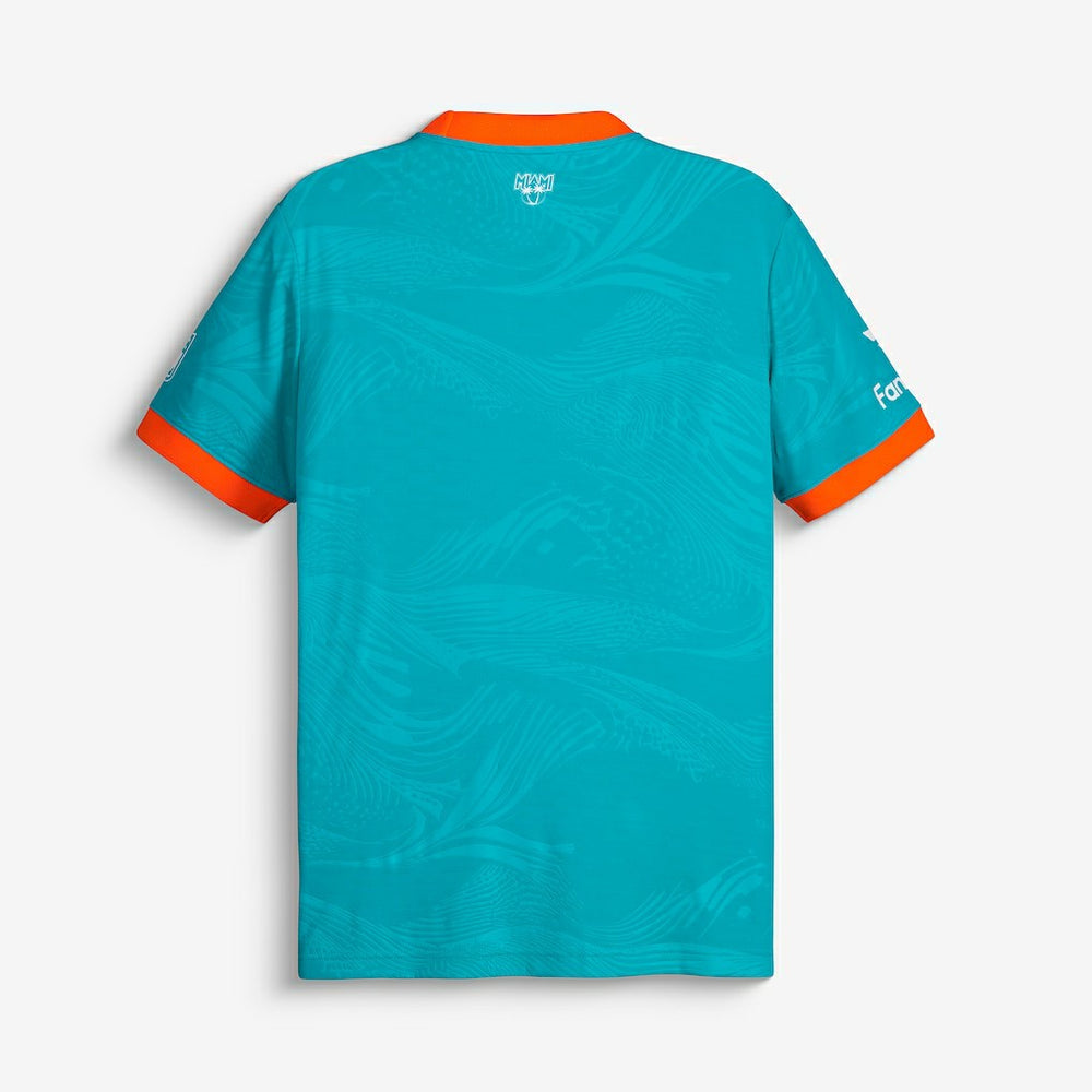 Miami Dolphins NFL Football x Football Fan Top Aqua