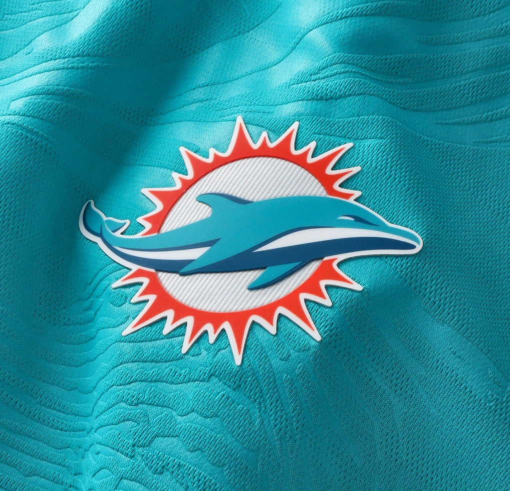 Miami Dolphins NFL Football x Football Fan Top Aqua