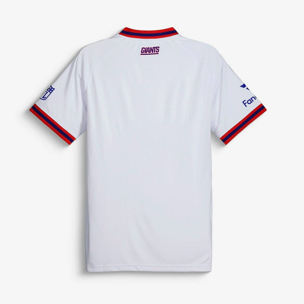 New York Giants NFL Football x Football V-Neck Fan Top White