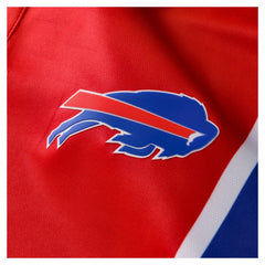 Buffalo Bills NFL Football x Football Collared Fan Top Red