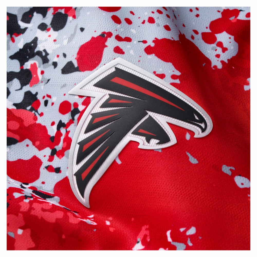 Atlanta Falcons NFL Football x Football Collared Fan Top Black