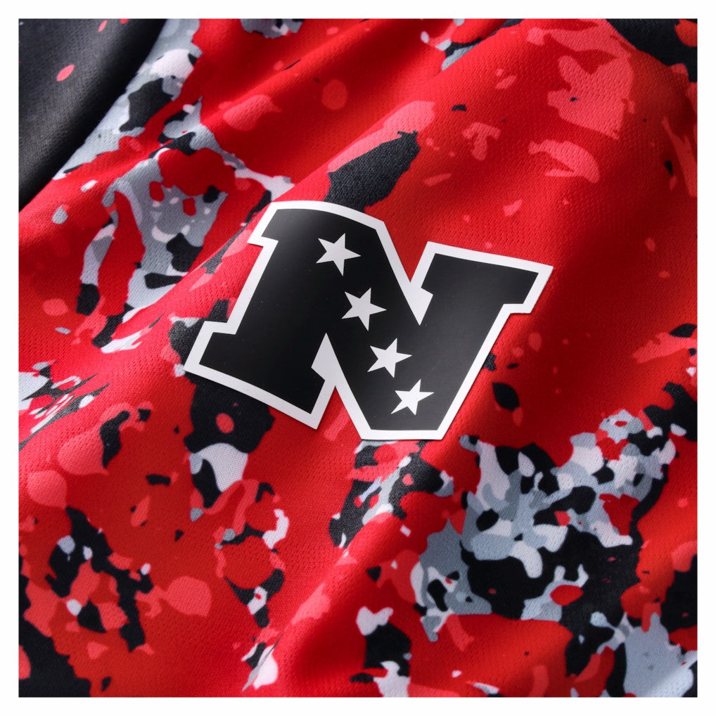 Atlanta Falcons NFL Football x Football Collared Fan Top Black