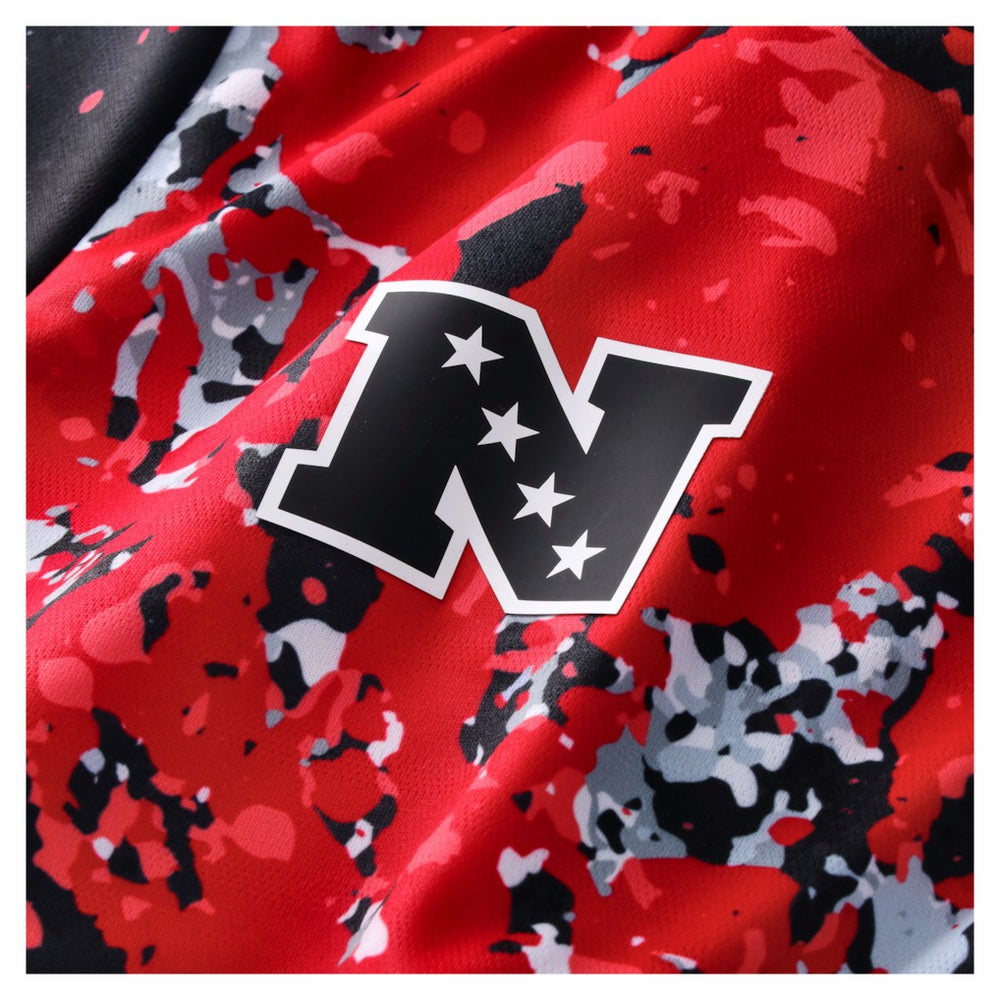 Atlanta Falcons NFL Football x Football Collared Fan Top Black