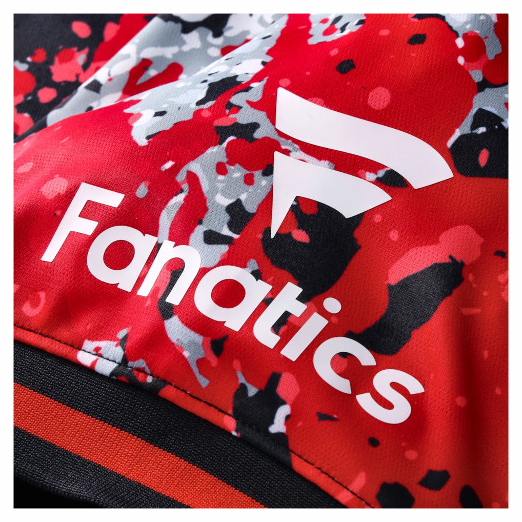 Atlanta Falcons NFL Football x Football Collared Fan Top Black