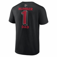Atlanta Falcons #1 Dad Jersey T-Shirt Black