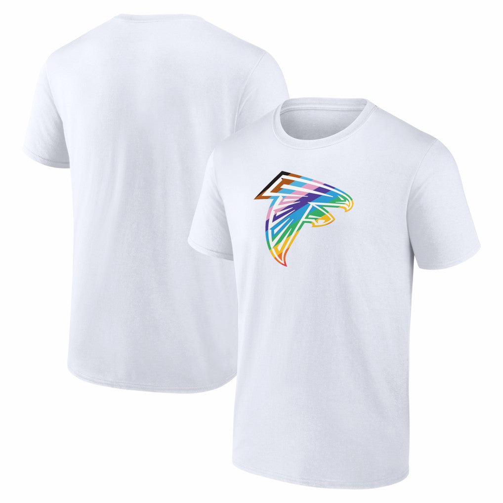 Atlanta Falcons Logo Pride T-Shirt White