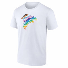 Atlanta Falcons Logo Pride T-Shirt White