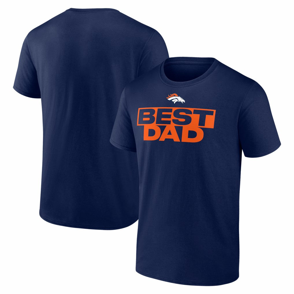 Denver Broncos Greatest Dad T-Shirt Navy