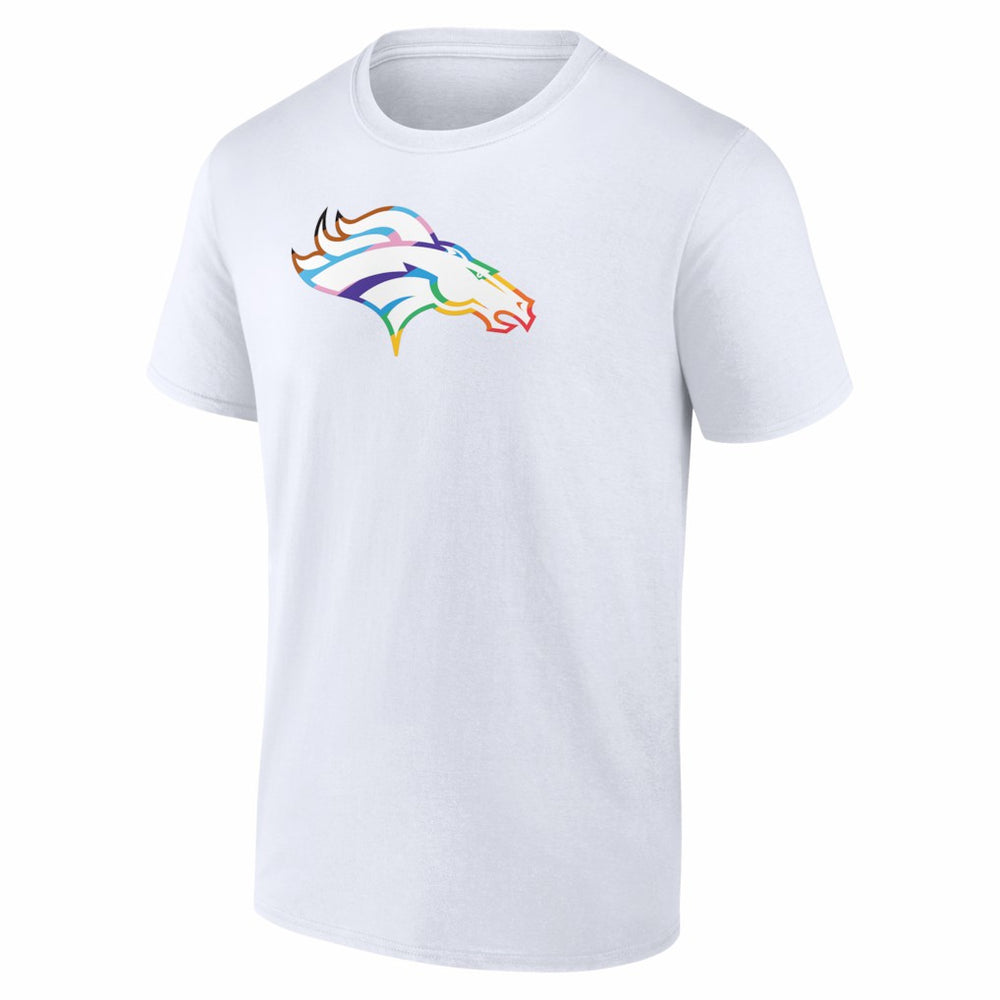 Denver Broncos Logo Pride T-Shirt White
