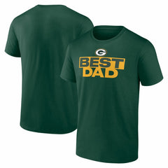 Green Bay Packers Greatest Dad T-Shirt Green