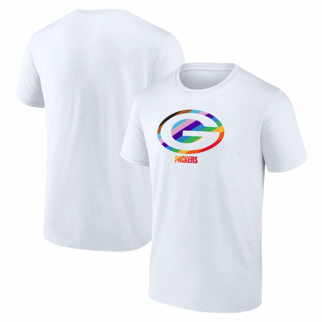 Green Bay Packers Logo Pride T-Shirt White