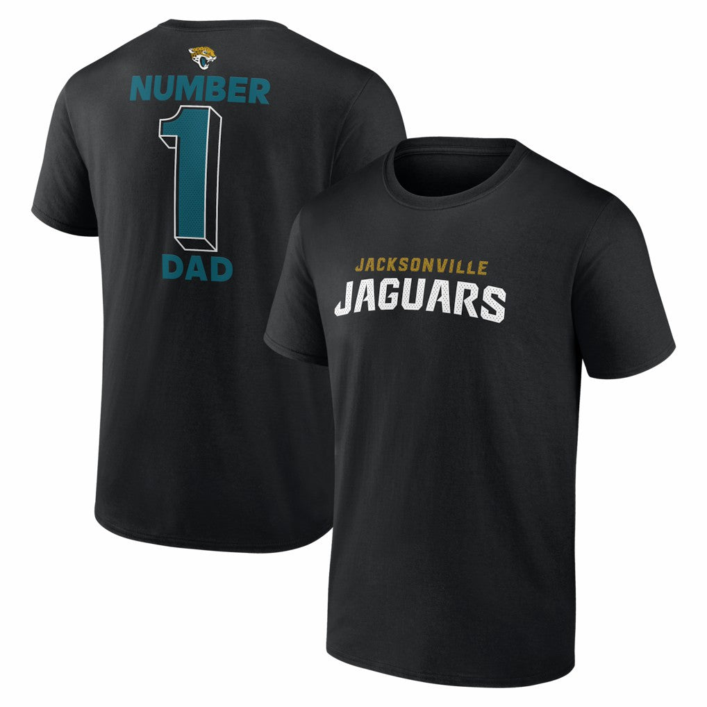 Jacksonville Jaguars #1 Dad Jersey T-Shirt Black