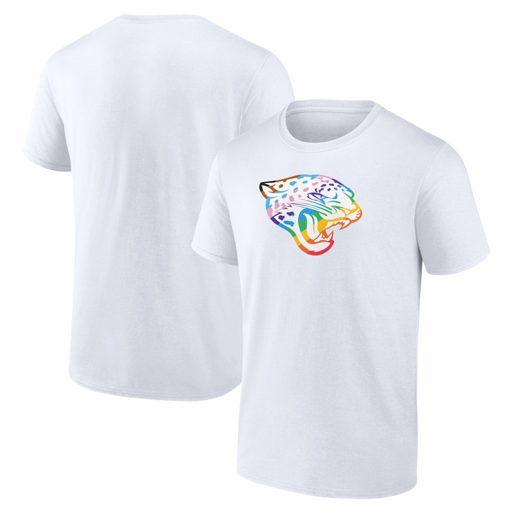 Jacksonville Jaguars Logo Pride T-Shirt White