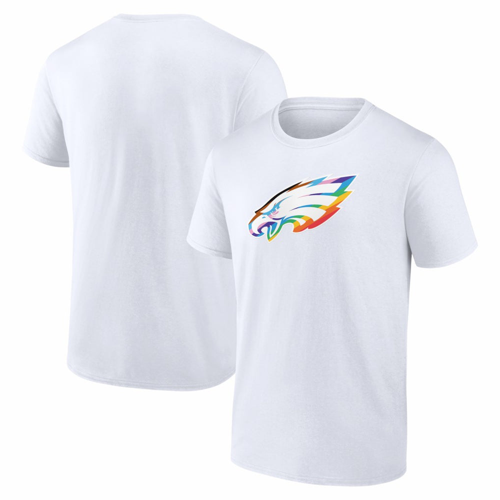 Philadelphia Eagles Logo Pride T-Shirt White
