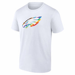 Philadelphia Eagles Logo Pride T-Shirt White